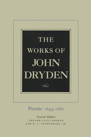 The Works of John Dryden, Volume I