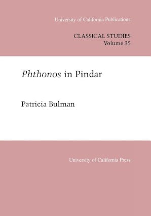 Phthonos In Pindar
