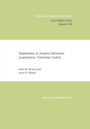 Systematics of Anopina Obraztsov (Lepidoptera Tortricidae: Euliini)