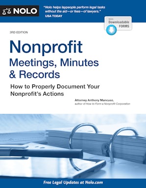 Nonprofit Meetings, Minutes & Records